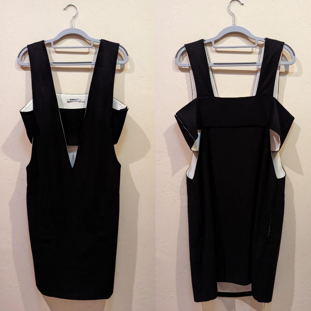 Alexander Wang Low V Dress in Black - Picture 7 of 14